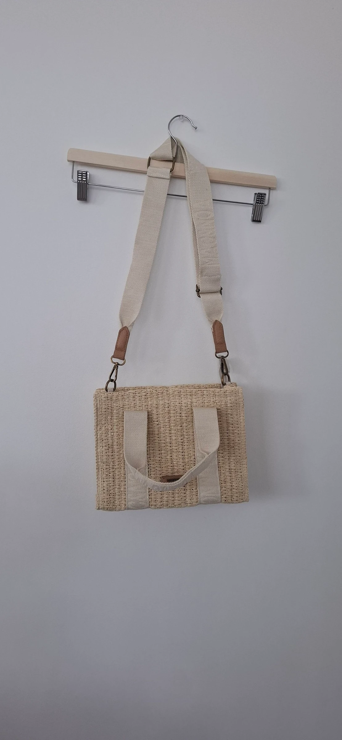 🤎 Sac à main bandoulière effet paille / jute – bohème chic – neuf – photo 14